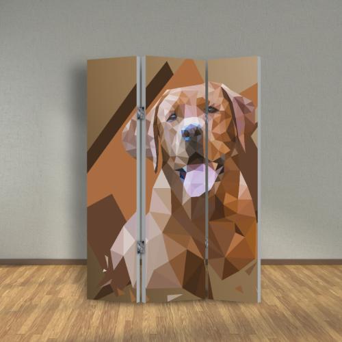 Abstract Dog 160x180 Μουσαμά Δύο όψεις