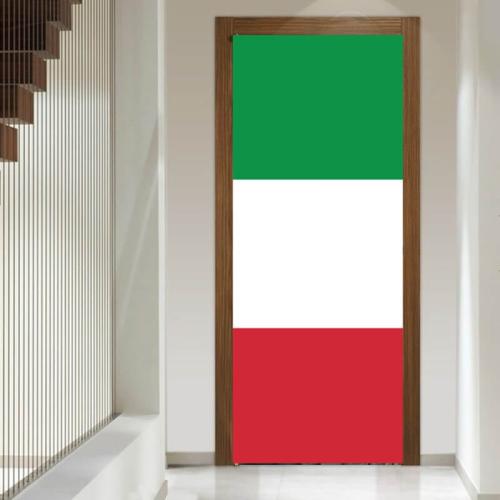 Aυτοκόλλητα πόρτας Ιταλική σημαία 85x220 Αυτοκόλλητα πόρτας