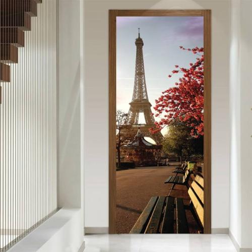 Αυτοκόλλητο πόρτας Paris 70x180 Αυτοκόλλητα πόρτας