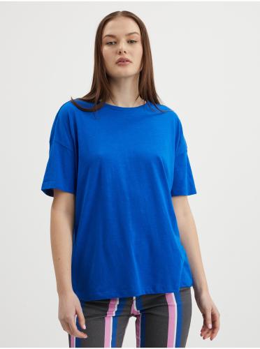 Μπλε Χαλαρό Βασικό T-Shirt Noisy May Mathilde - Γυναίκες