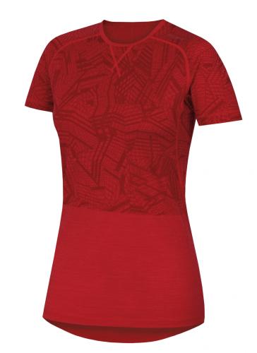 Γυναικείο θερμικό πουκάμισο HUSKY Merino κόκκινο