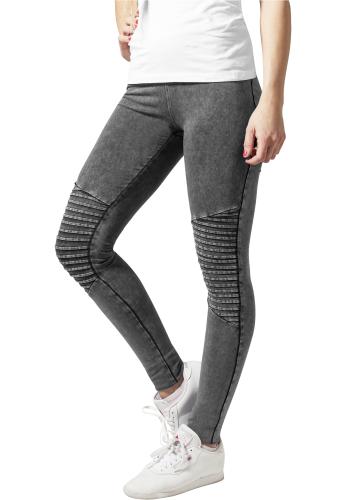Women's denim leggings Jersey - dark grey