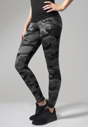 Women's camouflage leggings dark camo