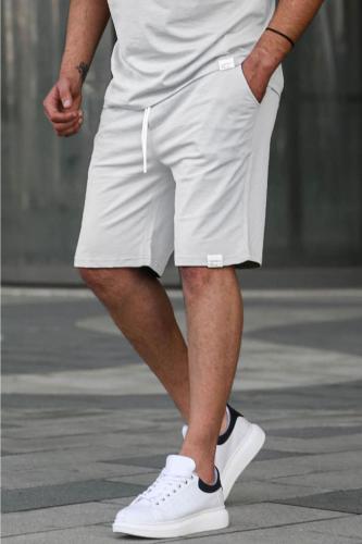 Madmext Ecru Basic Men's Shorts 6501