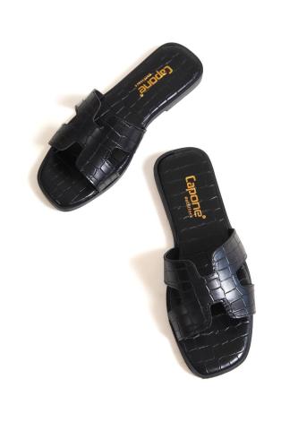 Capone Outfitters Capone Halsey Black Women's Slippers