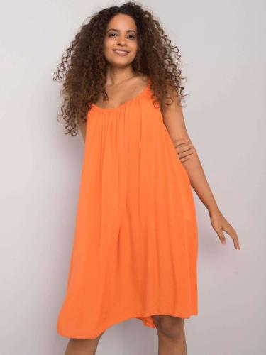 Πορτοκαλί φόρεμα και Bella wjok0267. Ρ31