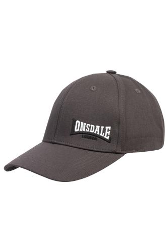 Ανδρικό καπέλο μπέιζμπολ Lonsdale 114963-Black/White/Ash