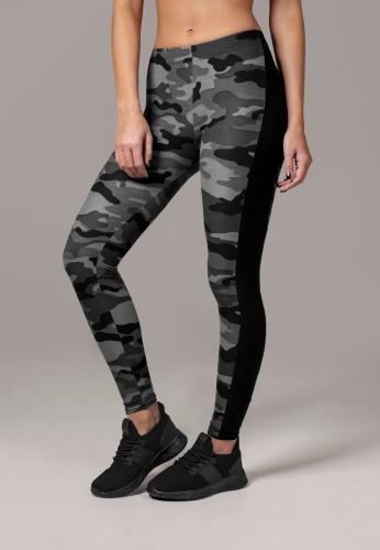 Women's Camo Stripe darkcamo/blk leggings