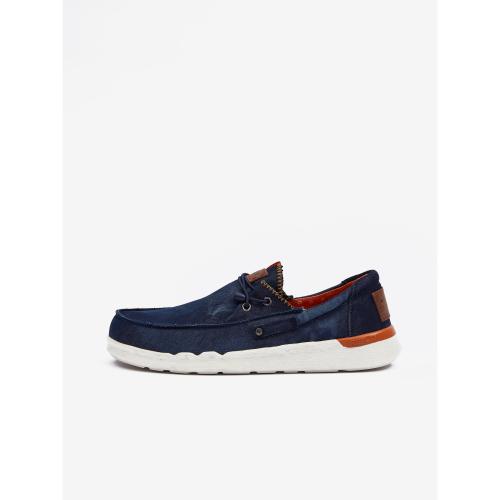 Replay Moccasins Scarpa Navy - Άνδρες