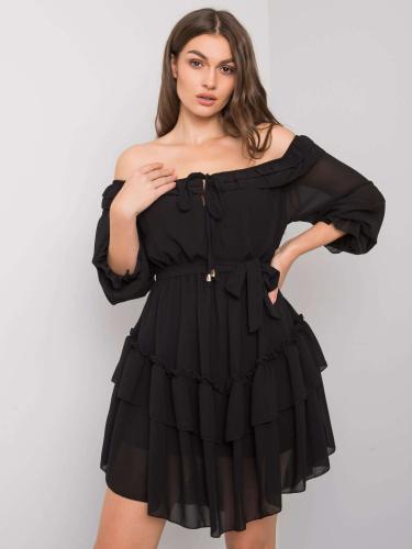 Φόρεμα μαύρο και Bella BI-0931. Ρ21