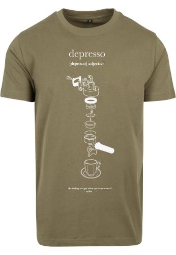 Depresso Olive Tee
