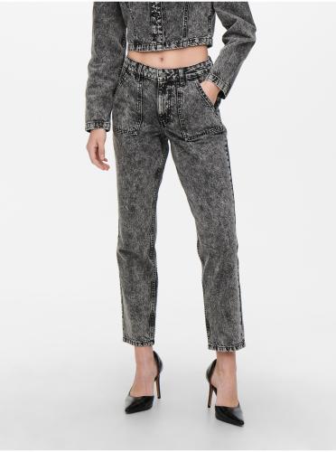JDY Drew Grey Straight Fit Jeans - Γυναικεία