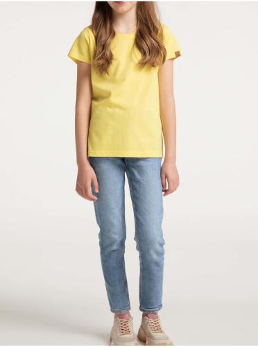 Κίτρινο Κορίτσια Βασικό T-Shirt Ragwear Violka - Κορίτσια