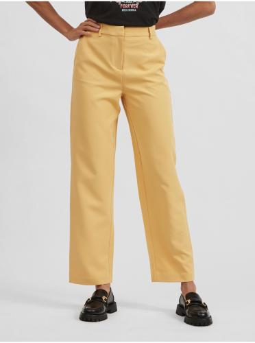 Κίτρινο παντελόνι VILA Britt - Γυναικεία