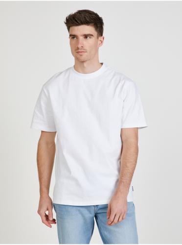 Λευκό βασικό μπλουζάκι ONLY &; SONS Fred - Άνδρες