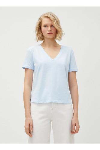 Koton T-Shirt - Μπλε - Κανονική εφαρμογή