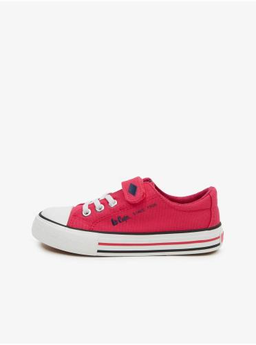 Σκούρα ροζ αθλητικά παπούτσια κοριτσιών Lee Cooper - unisex