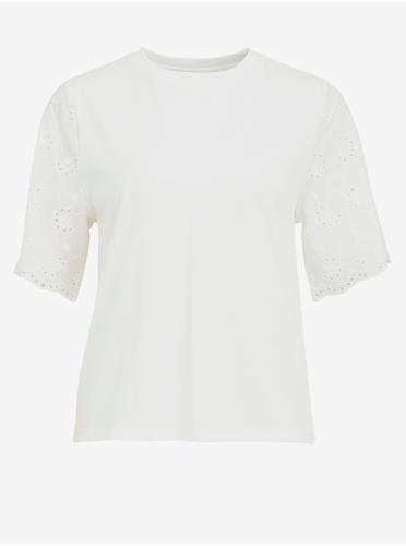 T-shirt Λευκό VILA Silinia - Γυναίκες
