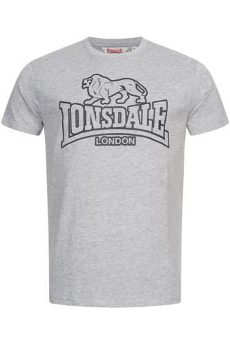 Ανδρικό μπλουζάκι Lonsdale 117420-Marl Grey/Black
