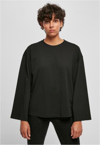 Women's Organic Oversized Wide Long Sleeve Black