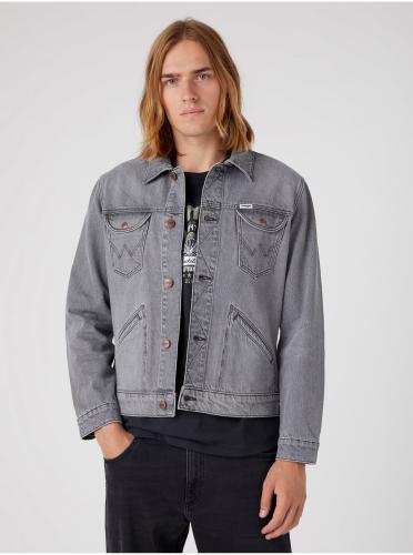 Wrangler Icons Grey Mens Denim Jacket - Ανδρικά