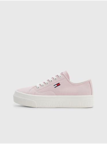Ανοιχτό Ροζ Γυναικεία Platform Sneakers Tommy Jeans - Γυναικεία