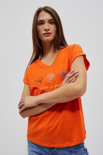Γυναικείο T-shirt Moodo - πορτοκαλί