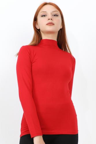 InStyle Long Sleeve Turtleneck Basic Body - Red