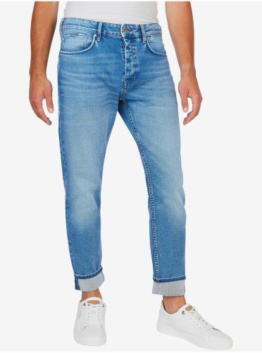 Μπλε Ανδρικά Shortened Straight Fit Jeans Jeans Callen 2020 - Ανδρικά