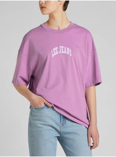 Ροζ Γυναικείο Oversize T-Shirt Lee - Γυναικεία