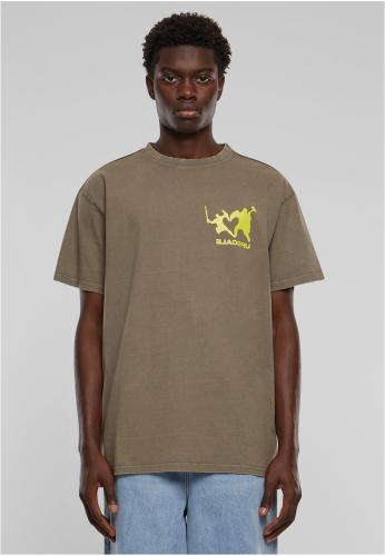Men's Ultraprovocateur Acid Heavy Oversize T-Shirt - Dark Khaki