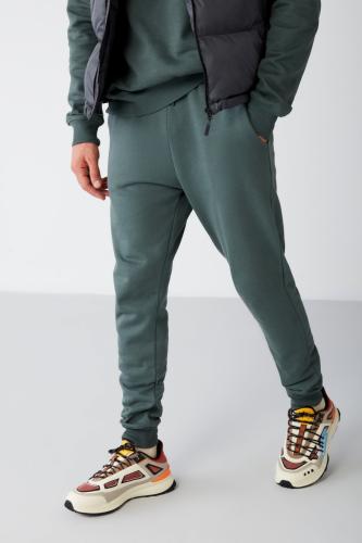 GRIMELANGE Jeremiah Men's Regular Fit Sweatpants with Flexible Fabric Waistband and Elastic Pocket