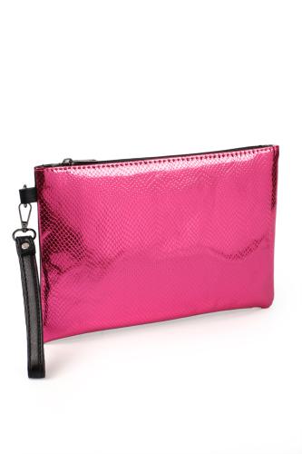 Capone Outfitters Paris Women's Clutch Portfolio Fuchsia Bag