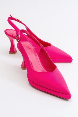LuviShoes Tidy Women's Fuchsia Heeled Shoes