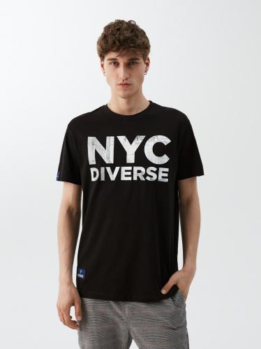 Diverse Ανδρικό τυπωμένο μπλουζάκι NY CITY 04