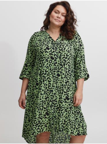 Πράσινες Γυναίκες Patterned Shirt Dress Fransa - Γυναίκες