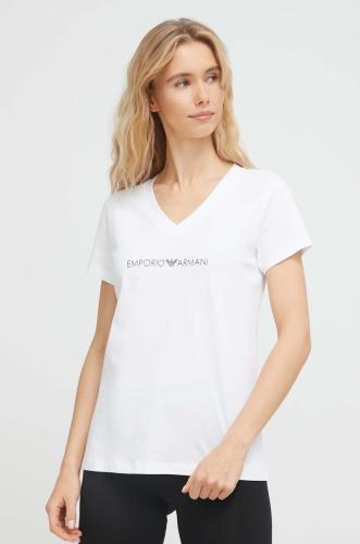 Βαμβακερό t-shirt Emporio Armani Underwear χρώμα: άσπρο
