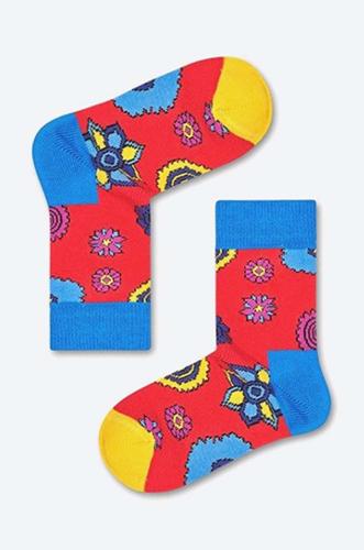Παιδικές κάλτσες Happy Socks x The Beatles 50th Anniversary χρώμα: κόκκινο
