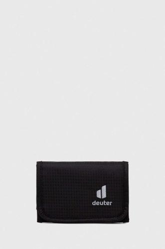 Πορτοφόλι Deuter Travel Wallet χρώμα: μαύρο