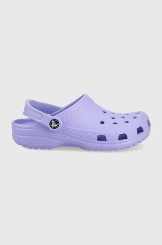 Παντόφλες Crocs χρώμα: μοβ