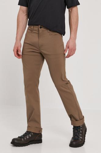 Παντελόνι Wrangler ανδρικό, χρώμα: καφέ