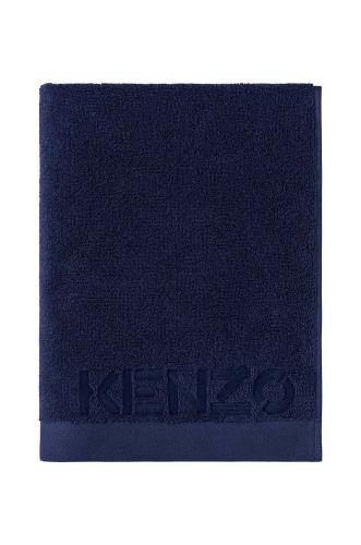 Μικρή βαμβακερή πετσέτα Kenzo Iconic Navy 45x70 cm