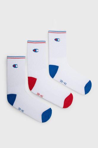 Champion κάλτσες (3-pack) χρώμα: άσπρο