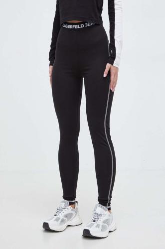 Κολάν Karl Lagerfeld Jeans χρώμα: μαύρο