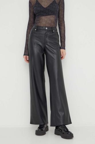 Παντελόνι Karl Lagerfeld Jeans χρώμα: μαύρο