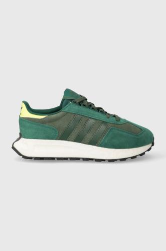 Σουέτ αθλητικά παπούτσια adidas Originals RETROPY χρώμα: πράσινο F30