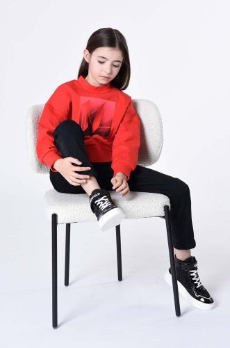 Παιδική μπλούζα Karl Lagerfeld χρώμα: κόκκινο