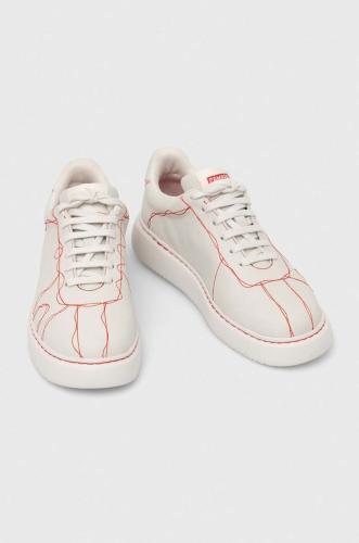 Δερμάτινα αθλητικά παπούτσια Camper TWS χρώμα: άσπρο, K201646.002