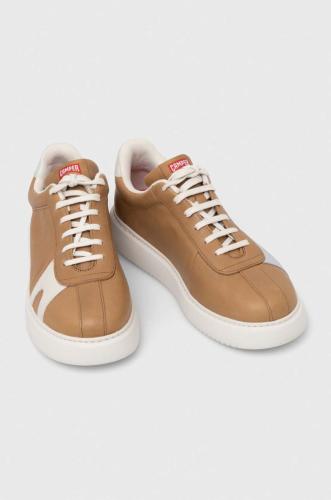 Δερμάτινα αθλητικά παπούτσια Camper TWS χρώμα: καφέ, K100743.038