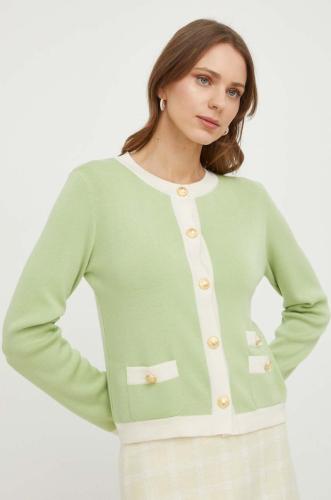 Μάλλινο πουλόβερ Luisa Spagnoli γυναικεία, χρώμα: πράσινο